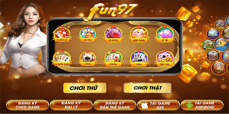 Các loại game bài phổ biến trong Fun97